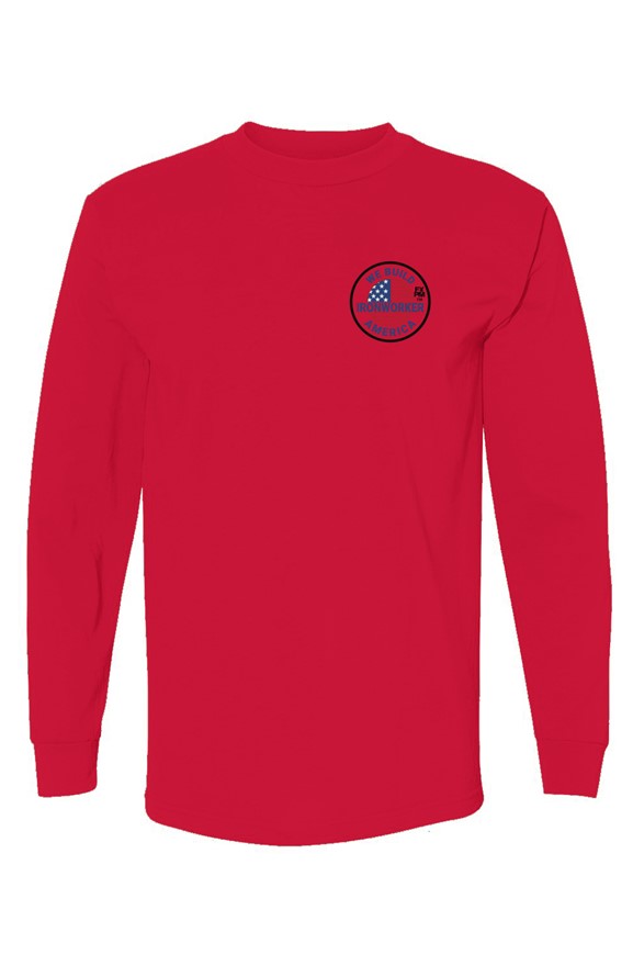 FYPM Quality Long Sleave T-Shirt-Iron Workers Prin