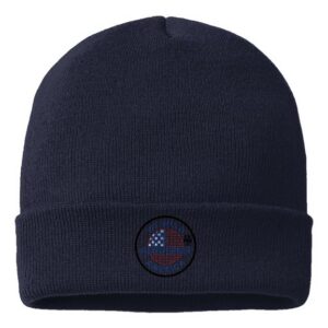 FYPM Quality Cuffed Beanie-Iron Worker America