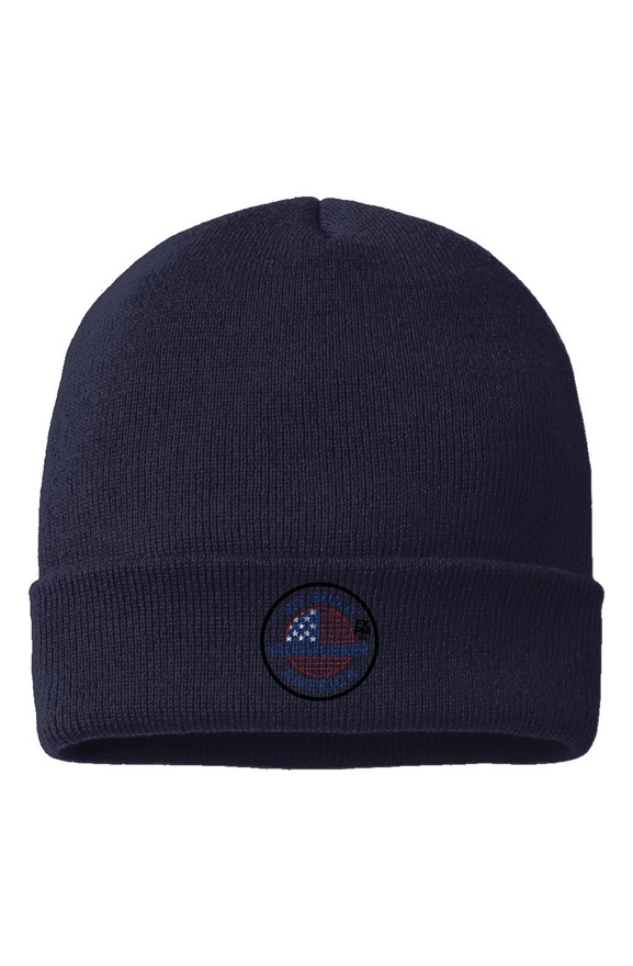 FYPM Quality Cuffed Beanie-Iron Worker America
