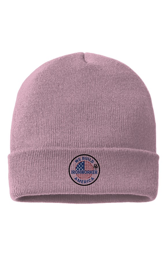 FYPM Quality Cuffed Beanie-Iron Worker America