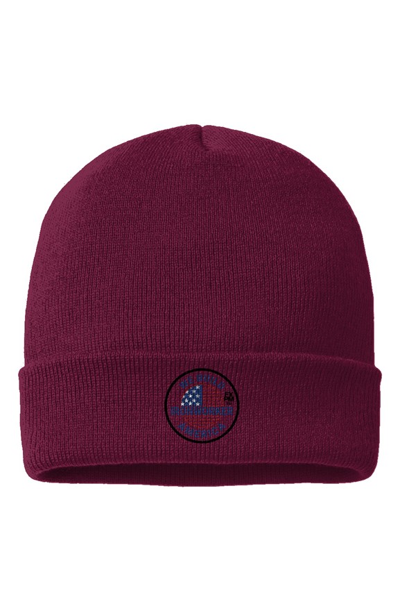 FYPM Quality Cuffed Beanie-Iron Worker America