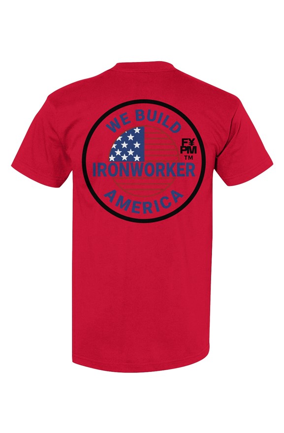 FYPM Quality T-Shirt-Iron Worker America Print
