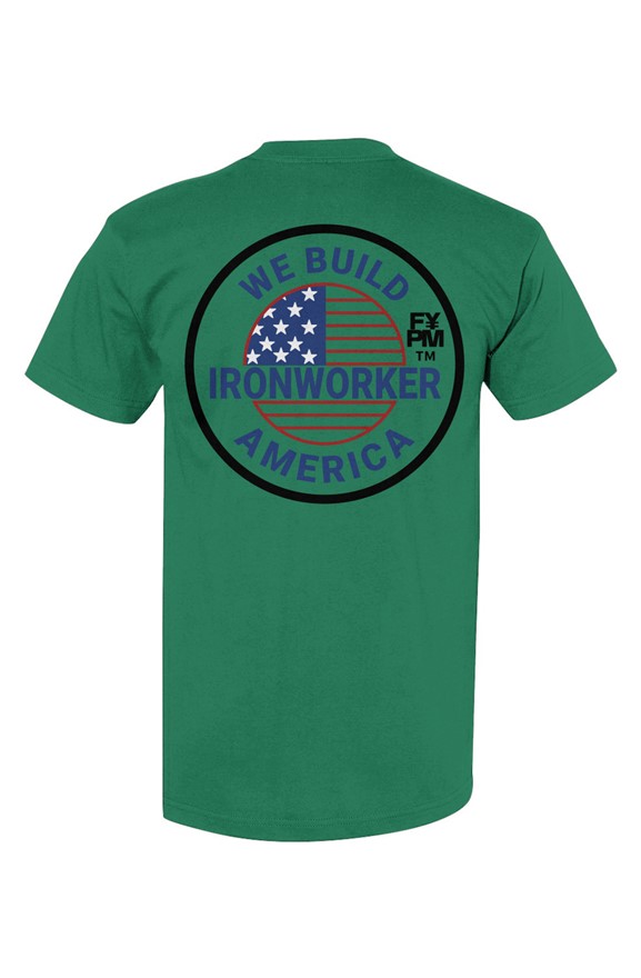 FYPM Quality T-Shirt-Iron Worker America Print