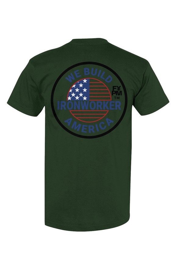 FYPM Quality T-Shirt-Iron Worker America Print