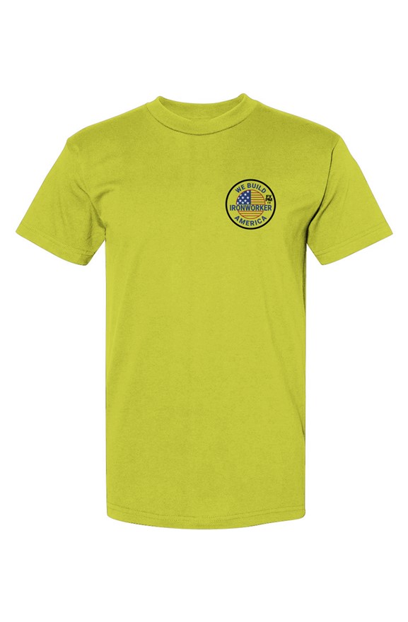 FYPM Quality T-Shirt-Iron Worker America Print