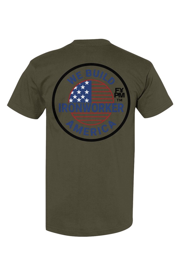 FYPM Quality T-Shirt-Iron Worker America Print
