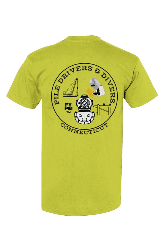 FYPM Quality T-Shirt-Pile Drivers Connecticut Prin