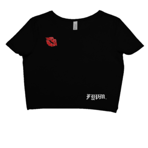 FYPM Kiss Women’s crop tee