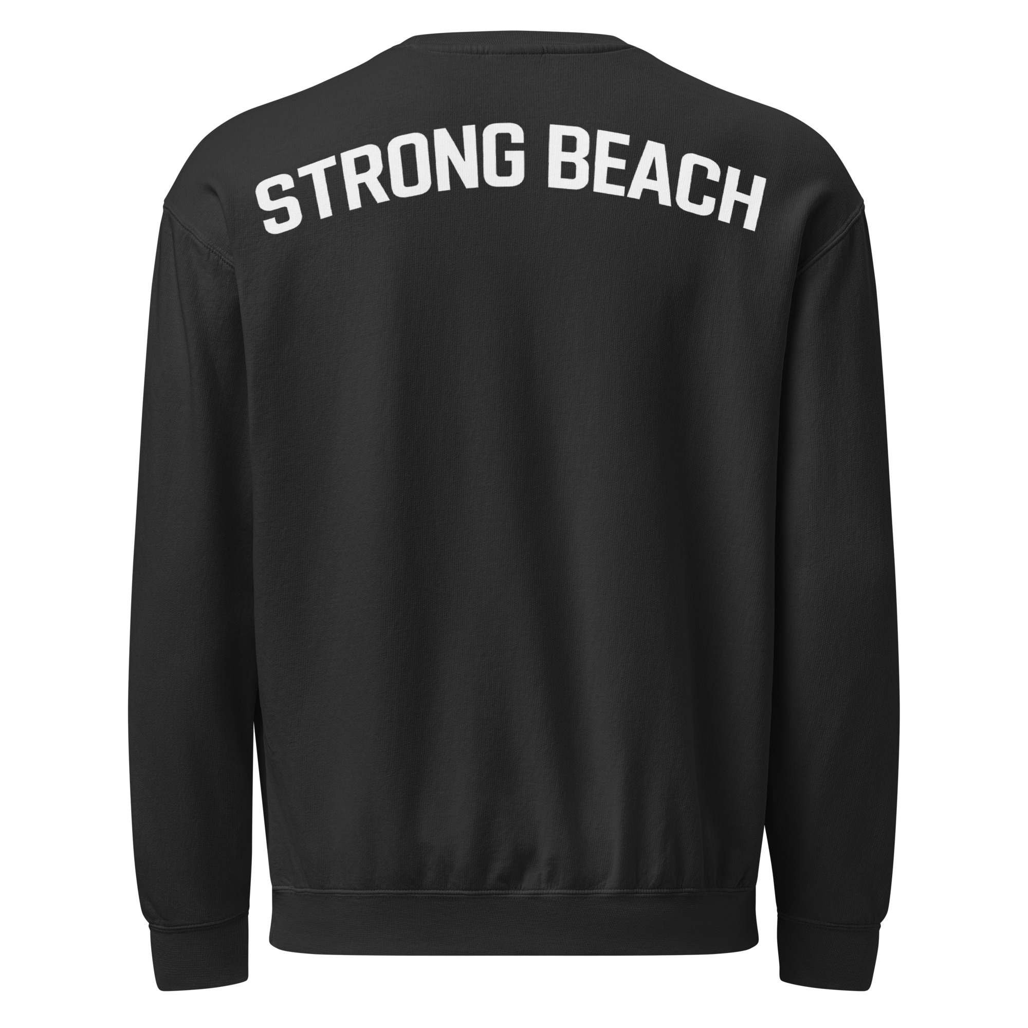 FYPM Strong Beach Unisex garment-dyed fleece crewneck sweatshirt - Image 4