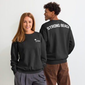 FYPM Strong Beach Unisex garment-dyed fleece crewneck sweatshirt