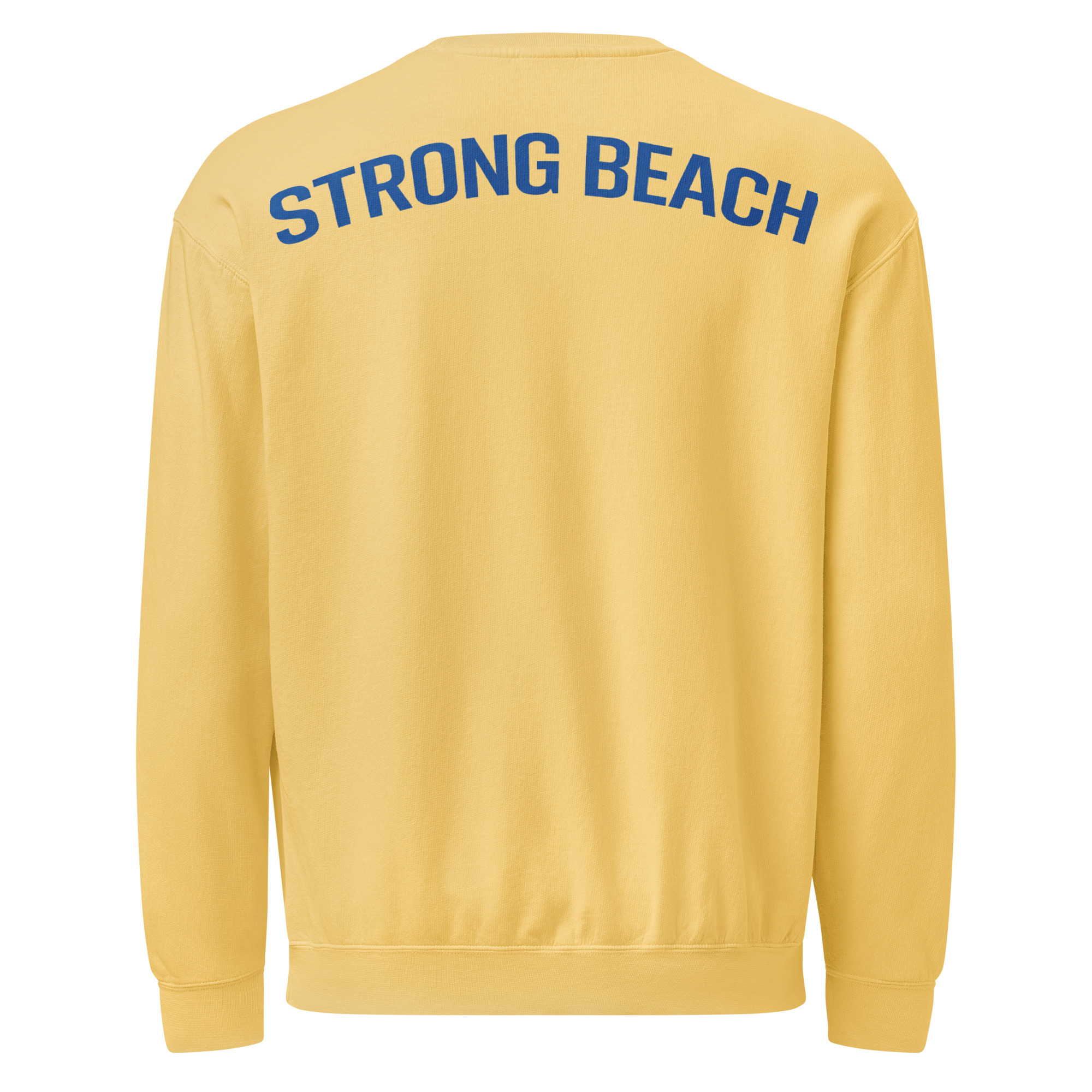 FYPM Strong Beach Unisex garment-dyed fleece crewneck sweatshirt - Image 8
