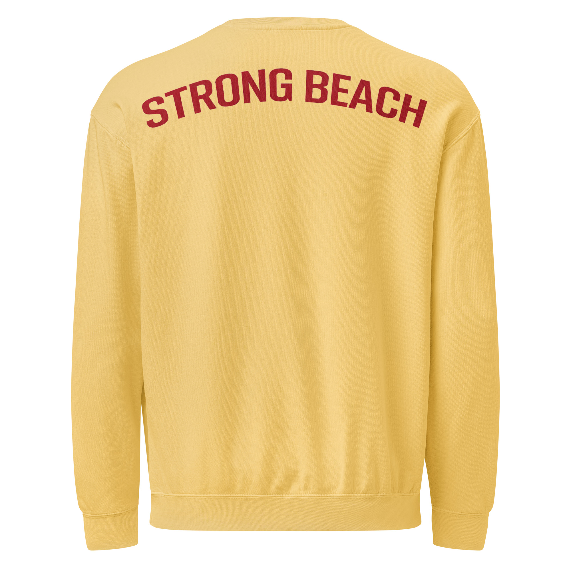 FYPM Strong Beach Unisex garment-dyed fleece crewneck sweatshirt - Image 7