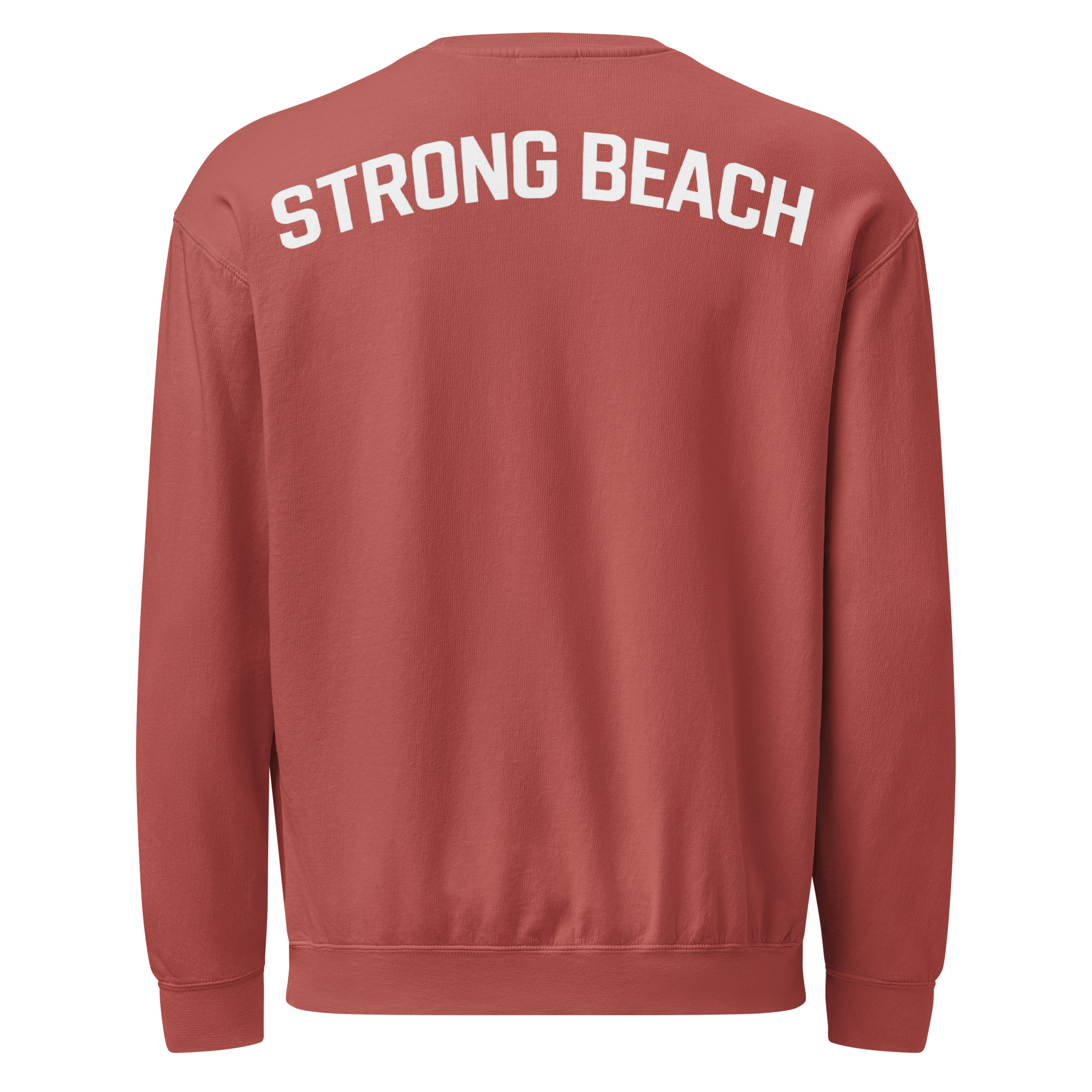 FYPM Strong Beach Unisex garment-dyed fleece crewneck sweatshirt - Image 8