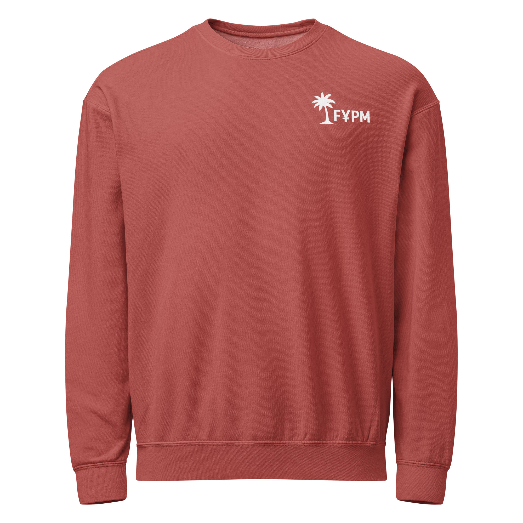 FYPM Strong Beach Unisex garment-dyed fleece crewneck sweatshirt - Image 7