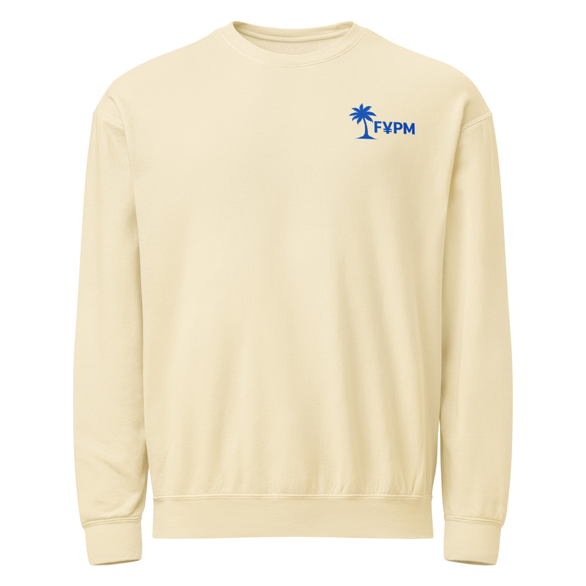FYPM Strong Beach Unisex garment-dyed fleece crewneck sweatshirt - Image 9