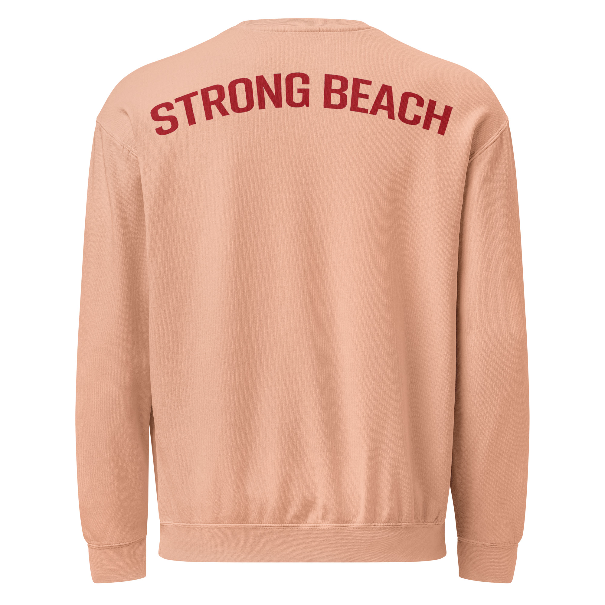 FYPM Strong Beach Unisex garment-dyed fleece crewneck sweatshirt - Image 5