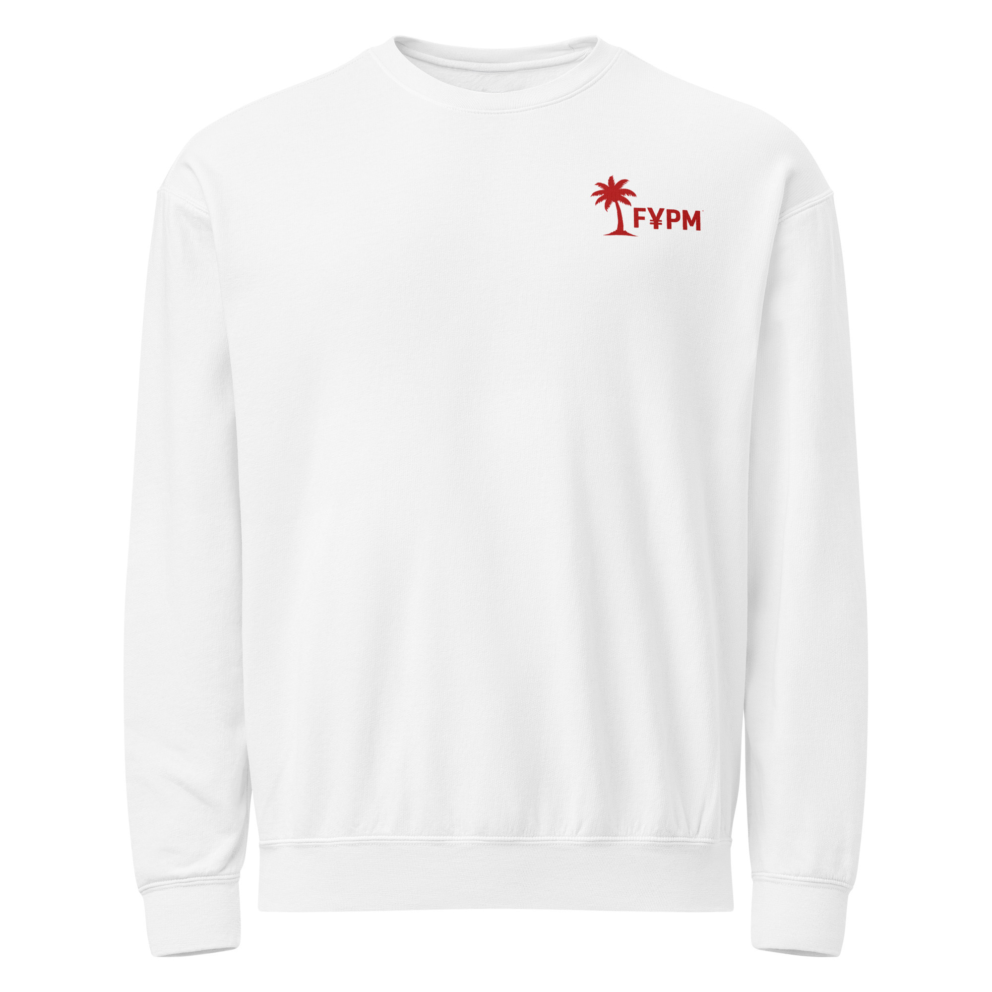 FYPM Strong Beach Unisex garment-dyed fleece crewneck sweatshirt - Image 2