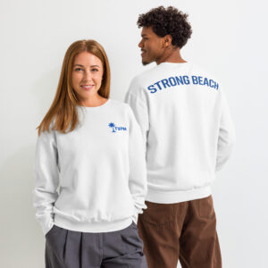 FYPM Strong Beach Unisex garment-dyed fleece crewneck sweatshirt